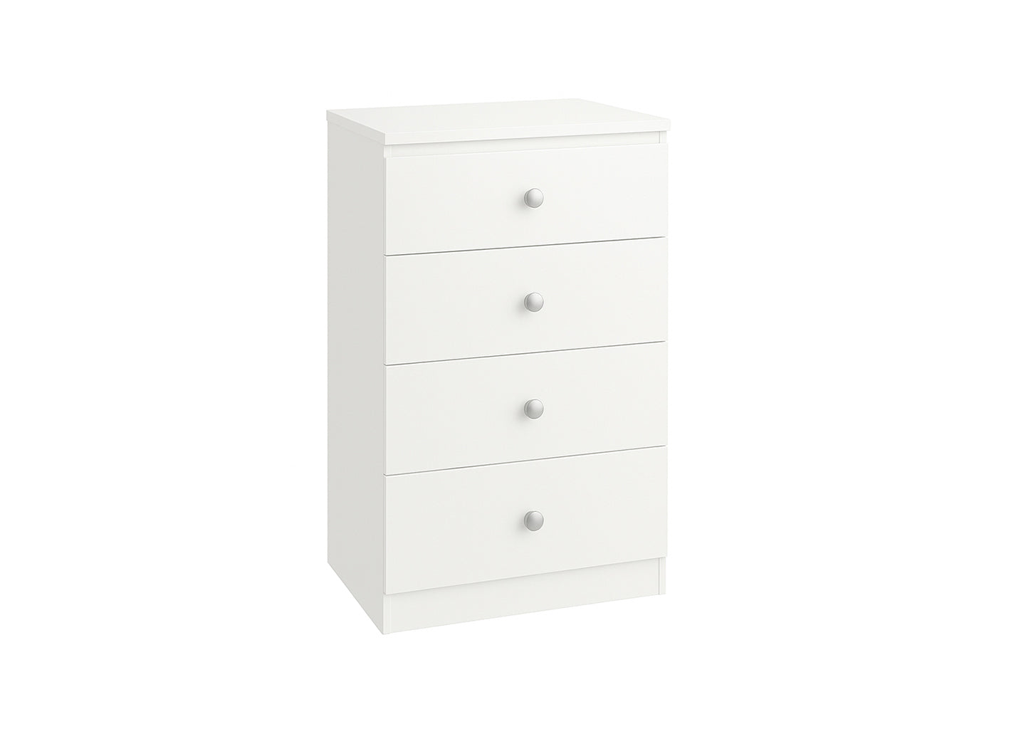 4 drawer chest white