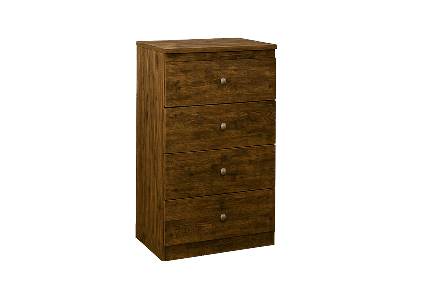 4 drawer chest smoke wood